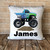 Magic Sequin Cushion Cover Monster Truck with dirt mound Magic Sequin Cushion Cover Monster Truck with dirt mound