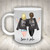 Big Sis, Little Sis Black Jacket Mug