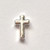 Cross Plain Silver Charm