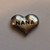 Nana Heart Charm Silver