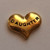 Daughter Heart Charm Gold