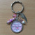 Never Drive Faster Than Your Guardian Angel Can Fly Keyring
