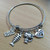 Cat Lover Expandable Charm Bangle Bracelet