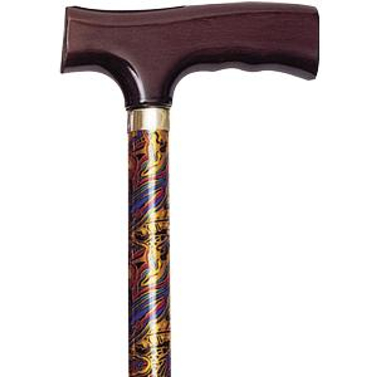 Alex 10510 - Folding Travel Cane with Fritz Handle, Butterfly - Medical Mega