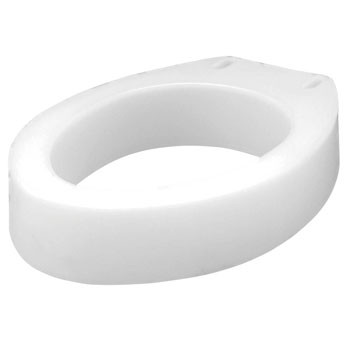 Carex Health B30600 Elongated Toilet Seat Elevator 31/2" Medical Mega