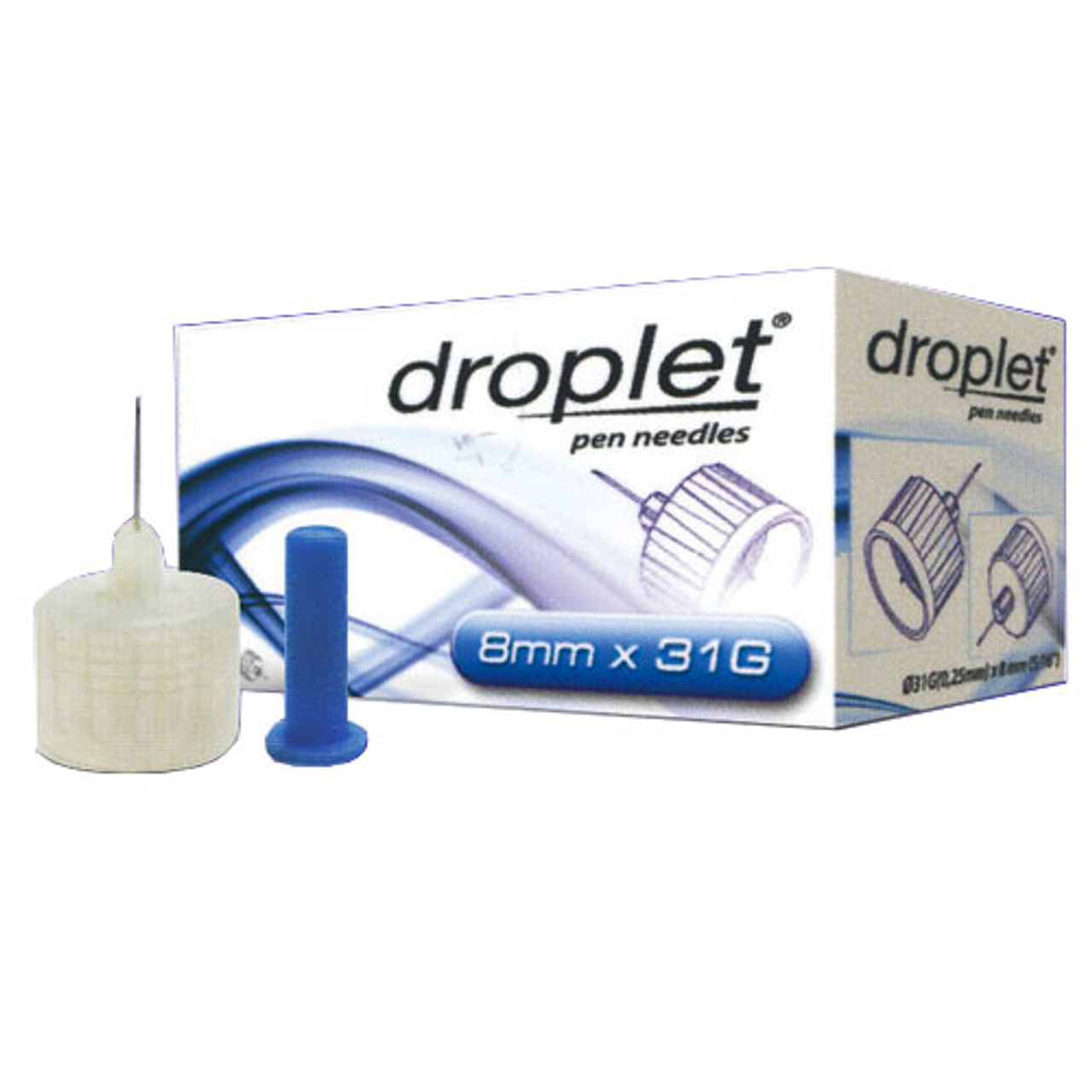 Droplet Pen Needle, 32G 8mm - 100 ct