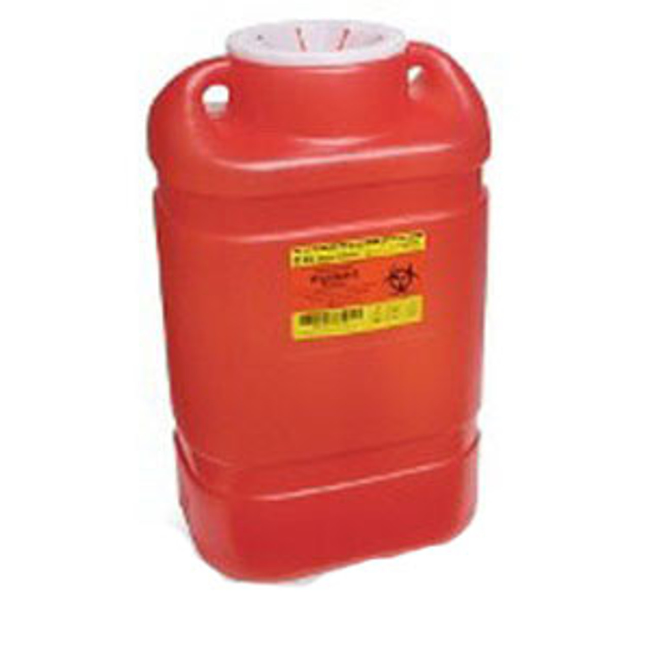 SharpSafety Sharps Container 2 gal. Vertical Entry, Red