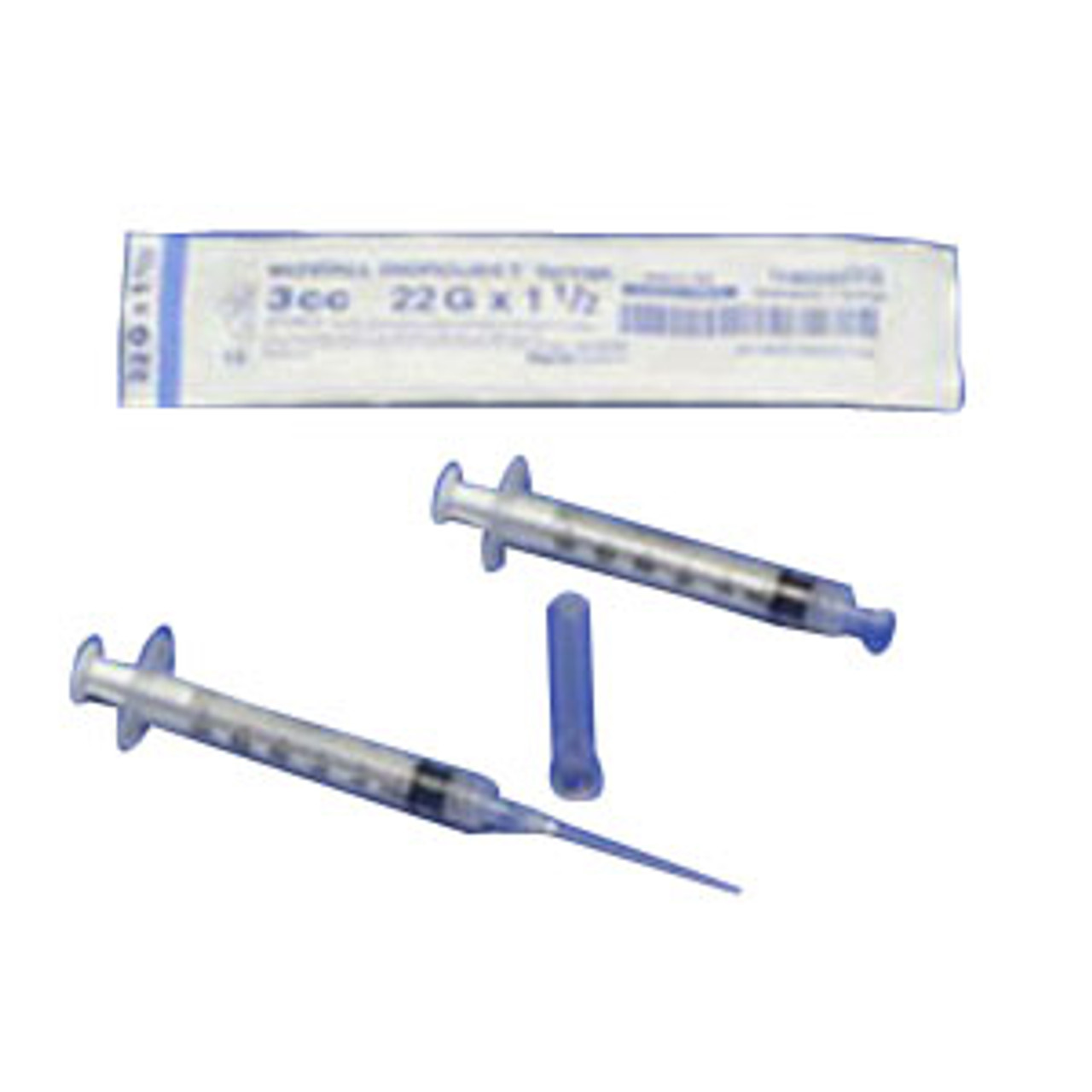 Monoject™ Luer-Lock Syringe, Sterile, 3 mL