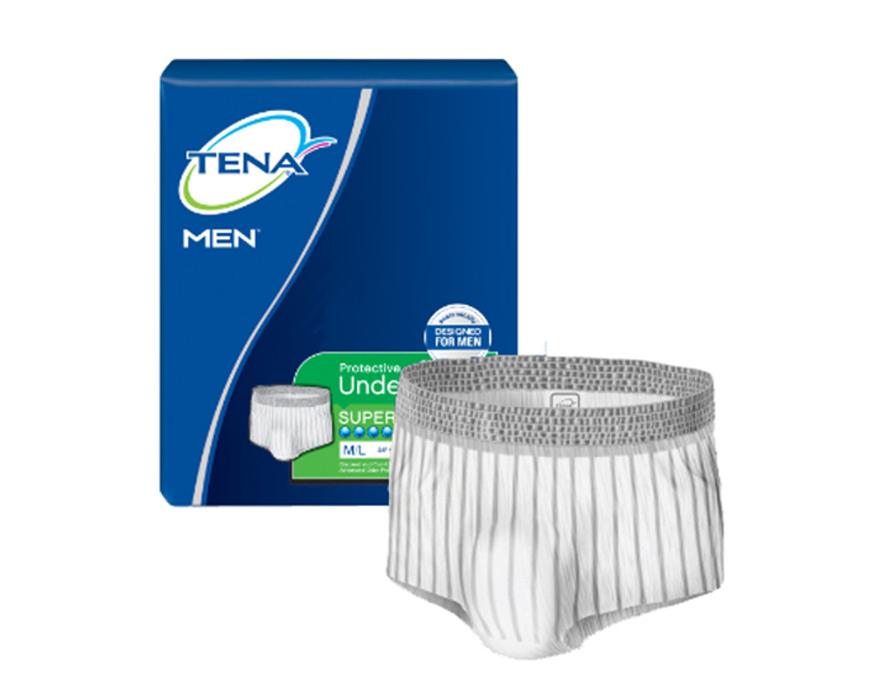 Tena 54286 Super Plus Heavy Underwear for Women Large Case/64