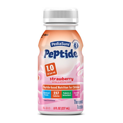 Abbott 67411 - PediaSure Peptide 1.0, Strawberry, 8 fl. oz. RTF ...