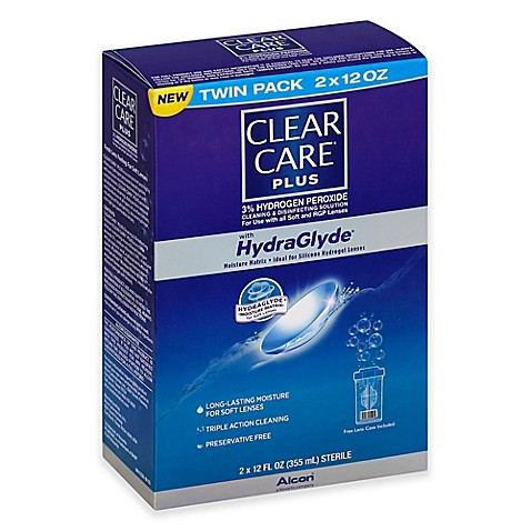 Alcon 65036340 Clear Care Plus 2 x 12 oz Medical Mega