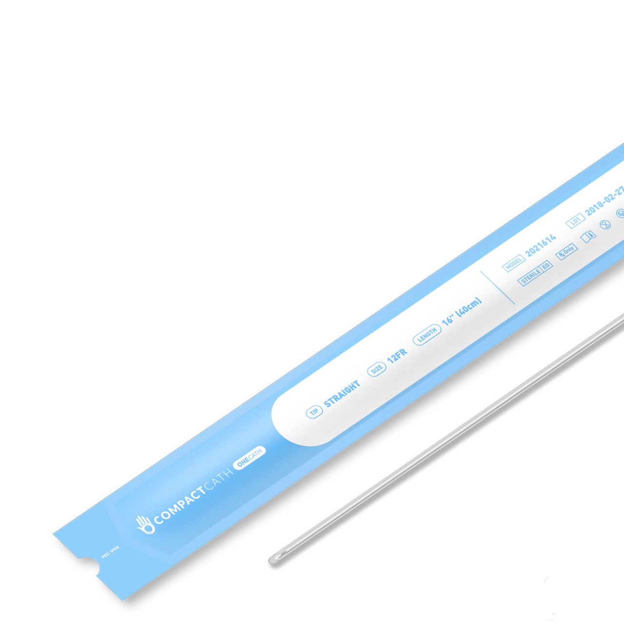 Compactcath, 201-1614 - OneCath Intermittent Urinary Catheter, 14 FR ...