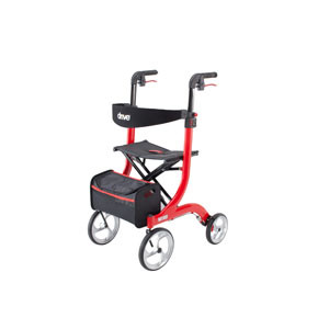 Drive Medical RTL10266T 4 Wheel Rollator drive™ Nitro Red Adjustable Heigh / Tall / Folding
