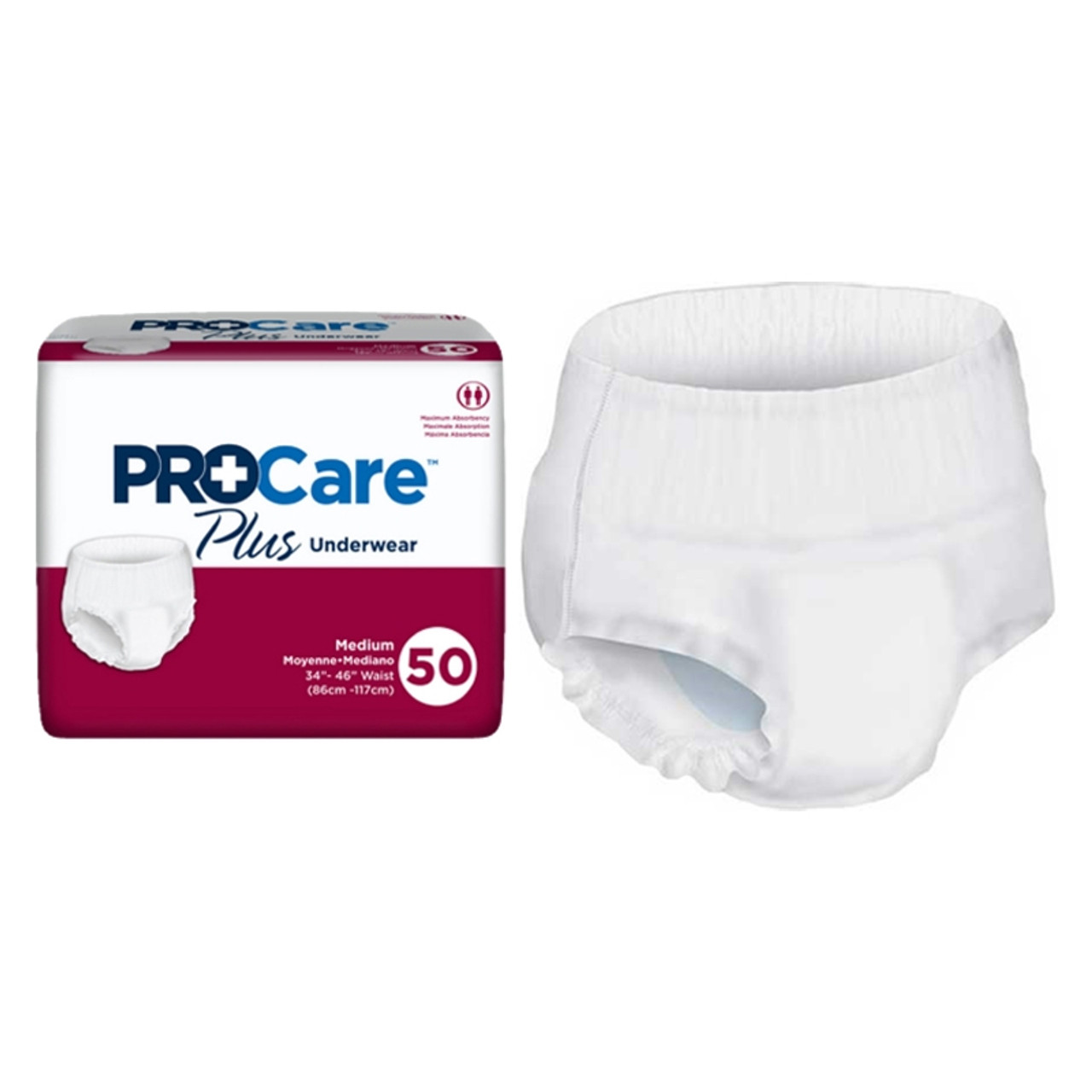 First Quality CRP-512 - PROCare Plus Protective Underwear, Medium, 34 -  46 - Medical Mega