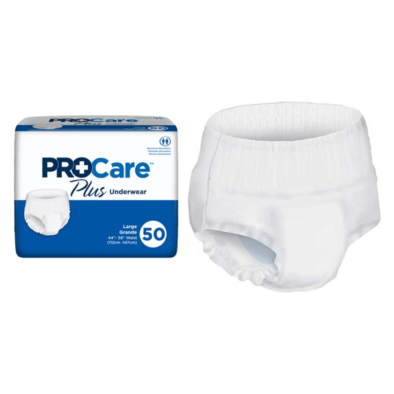 First Quality CRP-513 - PROCare Plus Protective Underwear, Large, 44 - 58