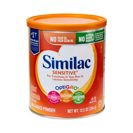 Abbott 5753978 Infant Formula Similac Sensitive® 12 Can