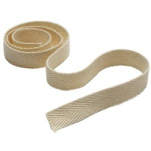 Medline MDT221183 - Unbleached Twill Tape, 100% Polyester, 1/2" x 72 yds.