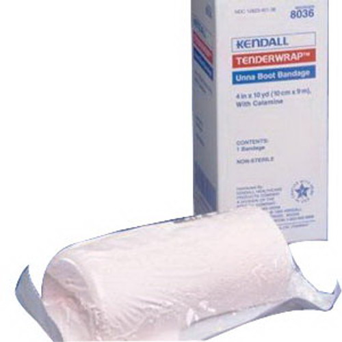 Gentell 8036- - Curity Unna Boot Bandage with Calamine, 4" x 10 yds.