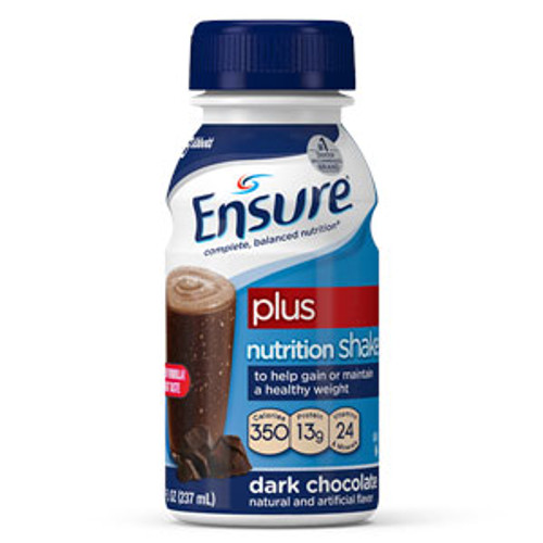 Abbott 53809 - Ensure Plus Dark Chocolate Retail 8 oz. Bottle