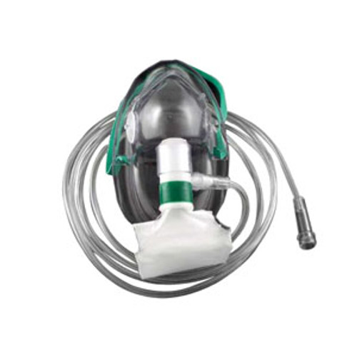 Vyaire 1212 - AirLife Non-Rebreather Under-the-Chin Style Mask with 7' Supply Tubing