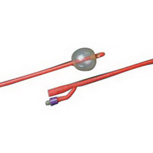 Bard 0102L24 - BARDEX LUBRICATH Tiemann 2-Way Specialty Foley Catheter 24 Fr 5 cc, Coude Tip.