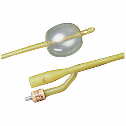 Bard 0118L16 - LUBRICATH Short Round Tip 2-Way Latex Foley Catheter 16 Fr 30 cc