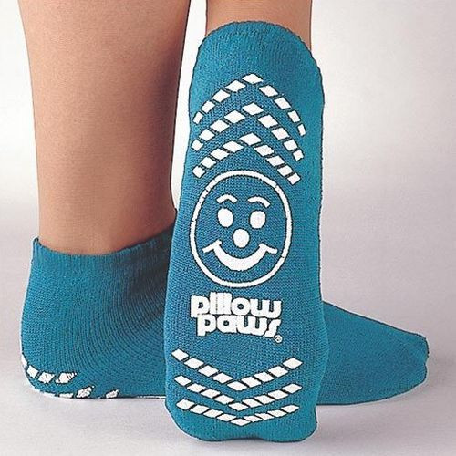 Briggs D 43-1096 - Pillow Paws Terries, Adult Slippers, Teal