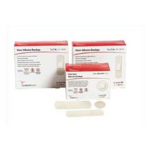 Cardinal Health C-BDS13 - Sheer Plastic Adhesive Bandage 1" x 3".