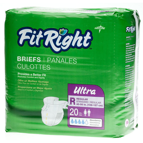 Medline FITULTRALG - FitRight Ultra Brief Large 48" - 58"