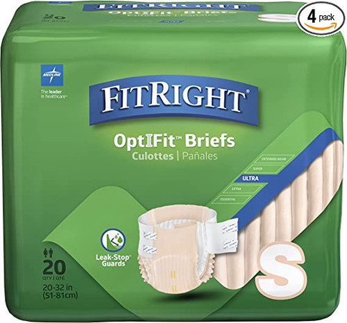 Medline FITULTRASM - FitRight Ultra Brief Small 20" - 32"