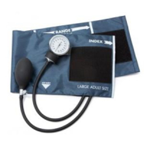 American Diagnostic 775-12XN - Standard Aneroid Sphygmomanometer, Large Adult, Navy