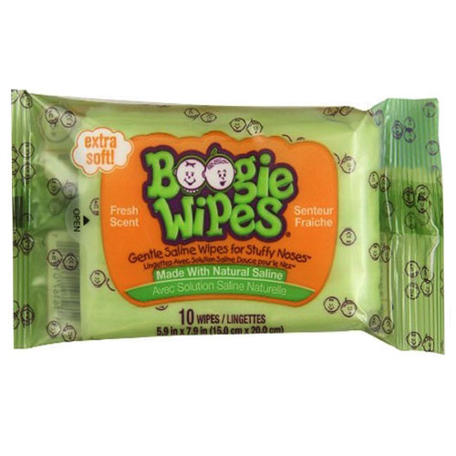 Eleeo 816167010628 - Boogie Wipes Saline Nose Wipes Fresh Scent Travel Pack