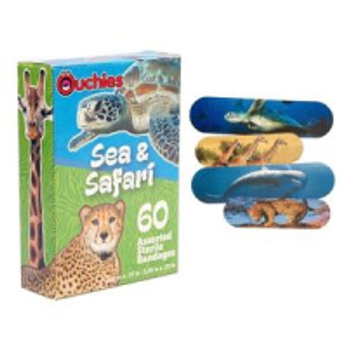 Cosrich OU-9111-C - Ouchies Sea and Safari Bandages 60 ct