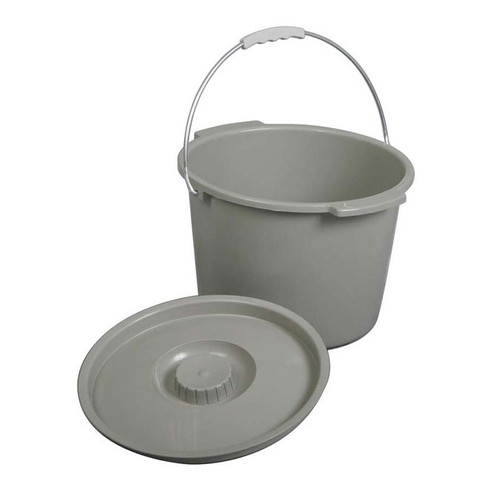 Medline MDS80306B - Commode Bucket With Lid & Handle