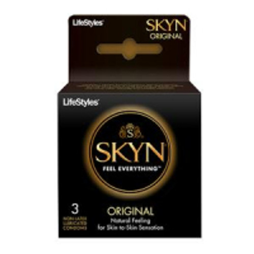 Sxwell Usa 7303 - LifeStyles SKYN Original Polyisoprene Condoms, 3 Count