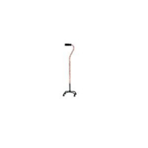 Essential Medical W1303F - Designer Quad Cane, Floral, Small Base