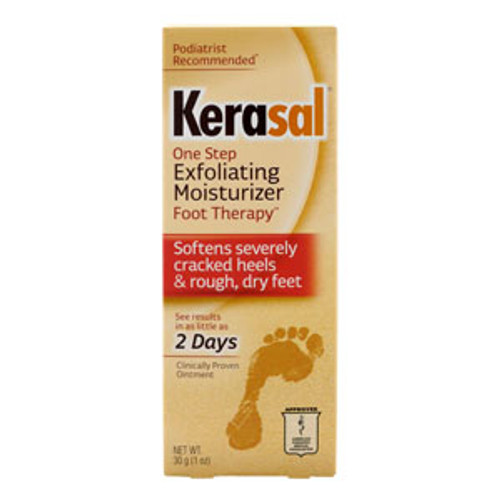 Emerson 80-2601 - Kerasal Exfoliating Foot Moisturizer Ointment, 30 g