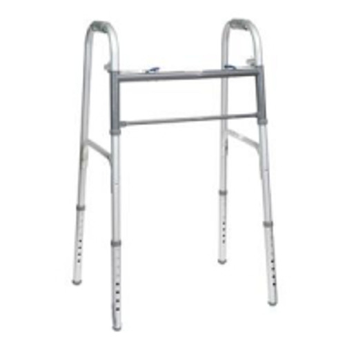 PMI WKSAN2B - ProBasics Economy Two-Button Steel Walker without Wheels, Adult.