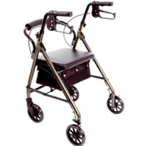 PMI RLAJ6BG - Junior Aluminum Rollator, 6" Wheels, Burgundy