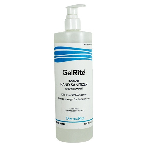 Gelrite Hand Sanitizer with Vitamin E, 16 oz.