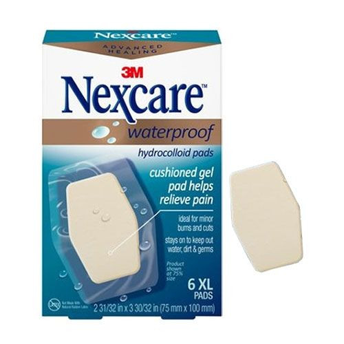 3M AHD-06 - Nexcare Advanced Healing Waterproof Hydrocolloid Pads, 2.96" x 3.93"