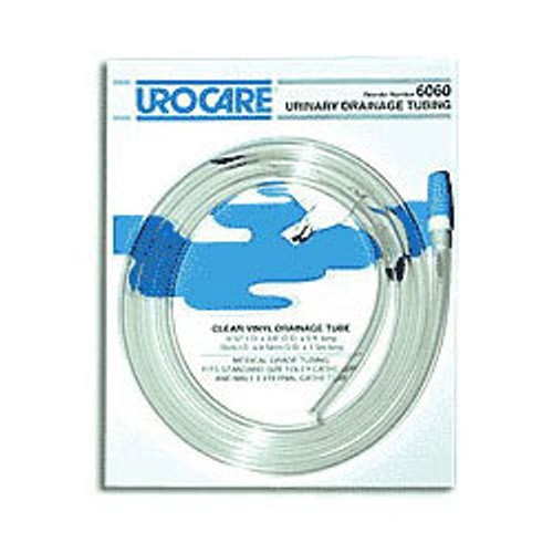 Urocare 6061 - Clear-Vinyl Extension Tubing with Adaptor and Cap 9/32" I.D. x 60"