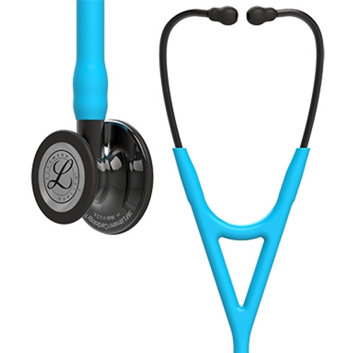 3M 6171 - Littmann Cardiology IV Stethoscope, 27", Turquoise, Smoke