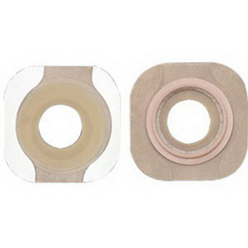 Hollister 14704 - Ostomy Barrier New Image™ Flextend™ Precut, Extended Wear Adhesive Tape 44 mm Flange Green Code System Hydrocolloid 1 Inch Opening