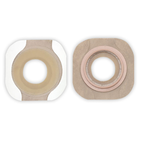 Hollister 14301 - Ostomy Barrier New Image™ FlexWear™ Precut, Standard Wear Adhesive Tape 44 mm Flange Green Code System Hydrocolloid 5/8 Inch Opening