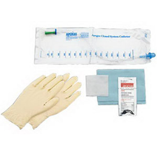 Hollister B18FB - Intermittent Catheter Tray Apogee® Closed System / Firm Tip 18 Fr. Without Balloon