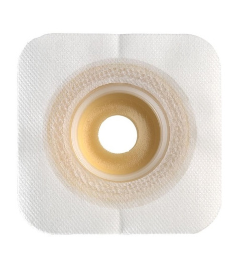 ConvaTec 413183 - Ostomy Barrier Sur-Fit Natura® Precut, Extended Wear Durahesive® White Tape 45 mm Flange SUR-FIT Natura® System Hydrocolloid 1-1/4 Inch Opening 4-1/2 X 4-1/2 Inch