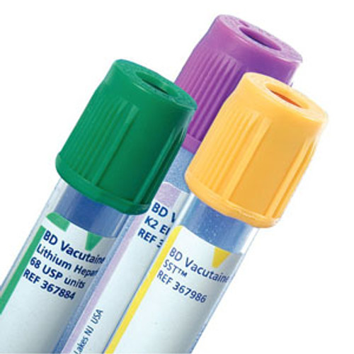 BD 366430 - BD Vacutainer® Venous Blood Collection Tube Serum Tube Plain 16 X 100 mm 10 mL Red Conventional Closure Glass Tube