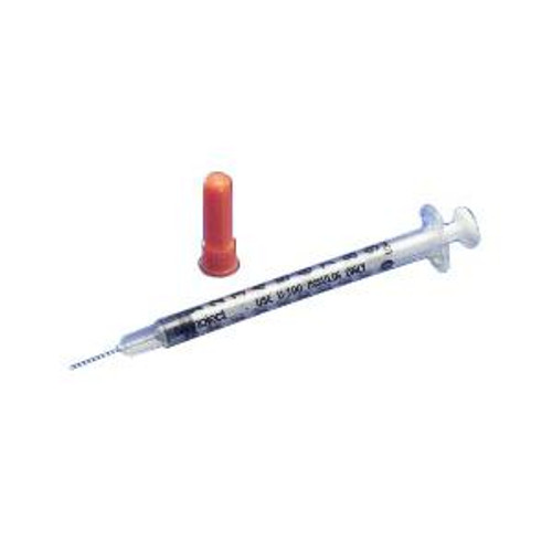 Cardinal Health 8881501210 - Monoject Rigid Pack Insulin Syringe 28G x 1/2", 1 mL (100 count)