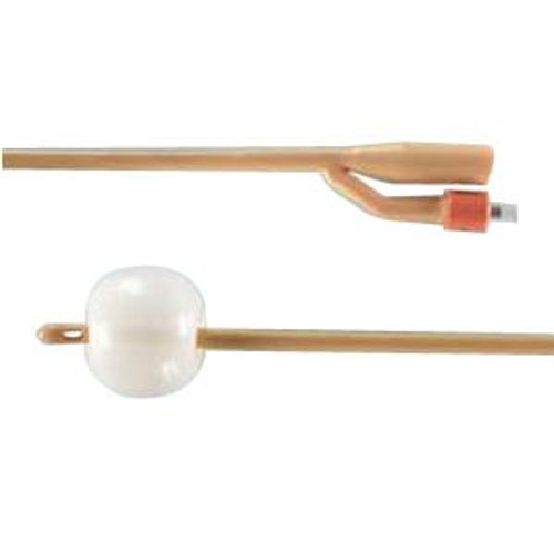 Bard 0165SI16 - Foley Catheter Bardex® I.C. 2-Way Standard Tip 5 cc Balloon 16 Fr. Silver Hydrogel Coated Latex